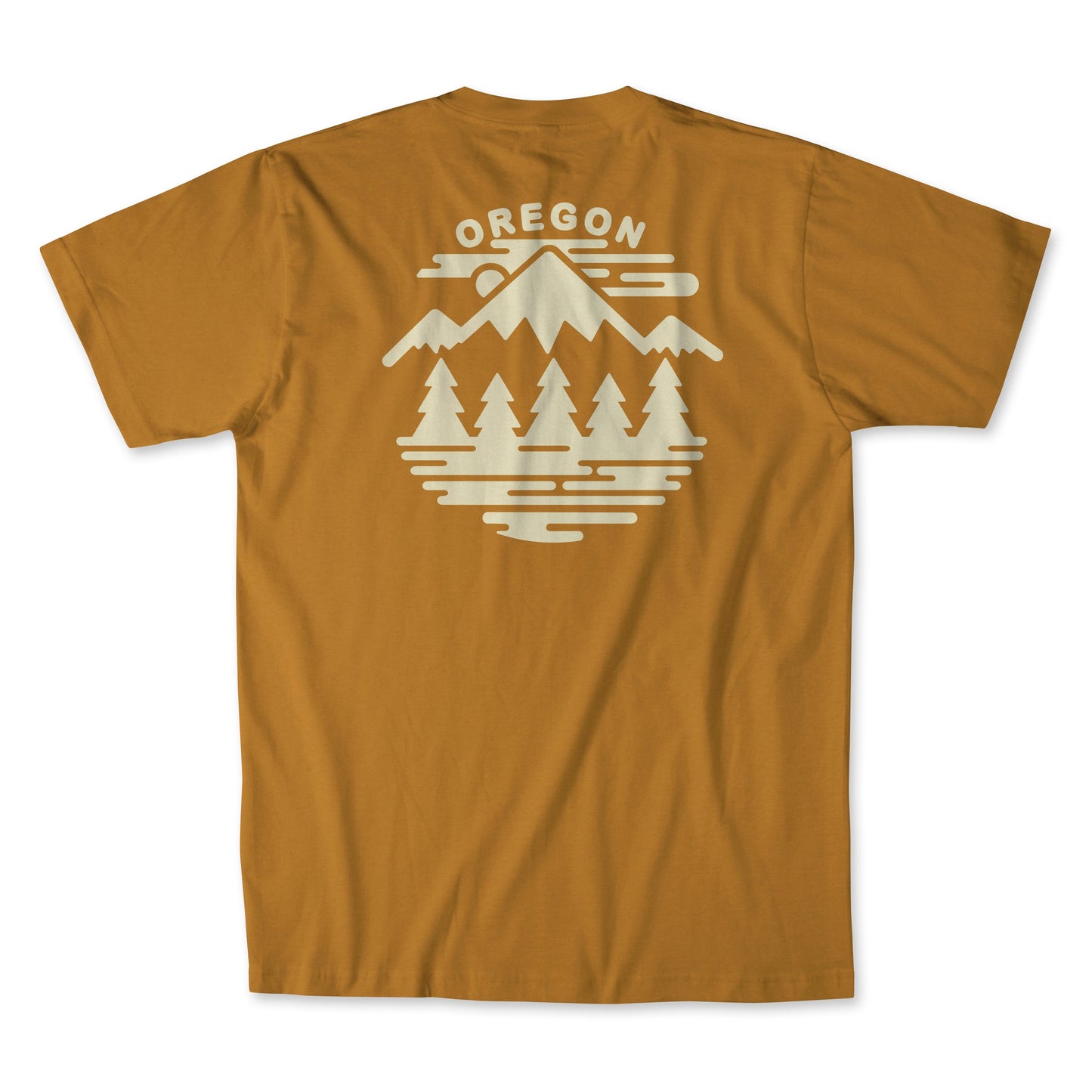 Oregon Fifty Mountain Ranges | Adult T-Shirt
