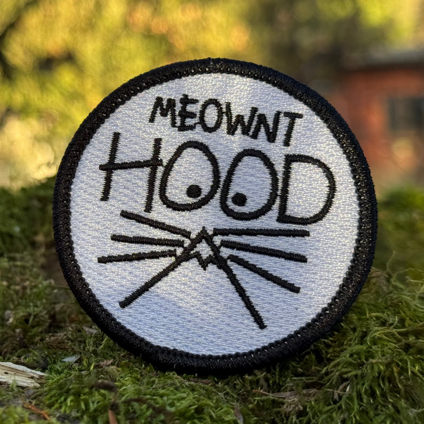Meownt Hood Oregon Cat | Iron-on Embroidered Patch
