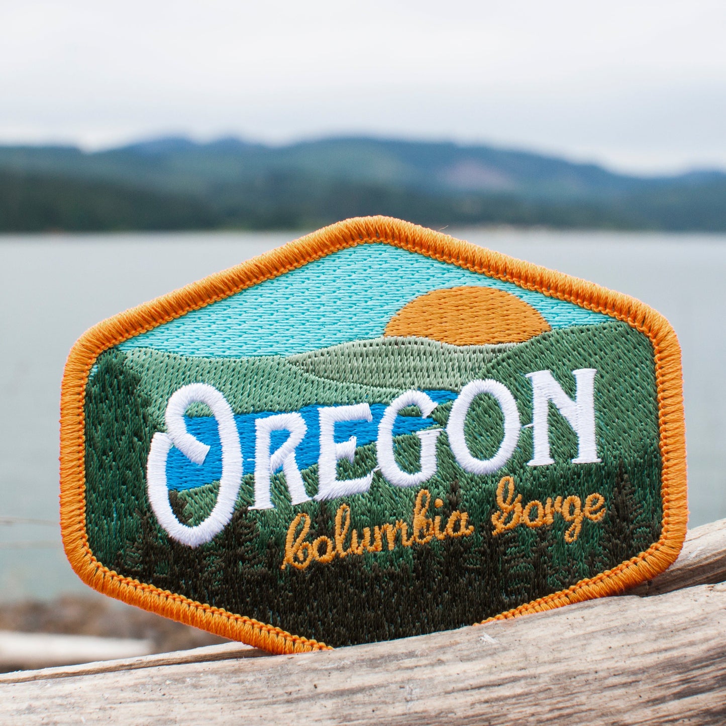 Oregon Columbia Gorge Vintage | Iron-on Embroidered Patch