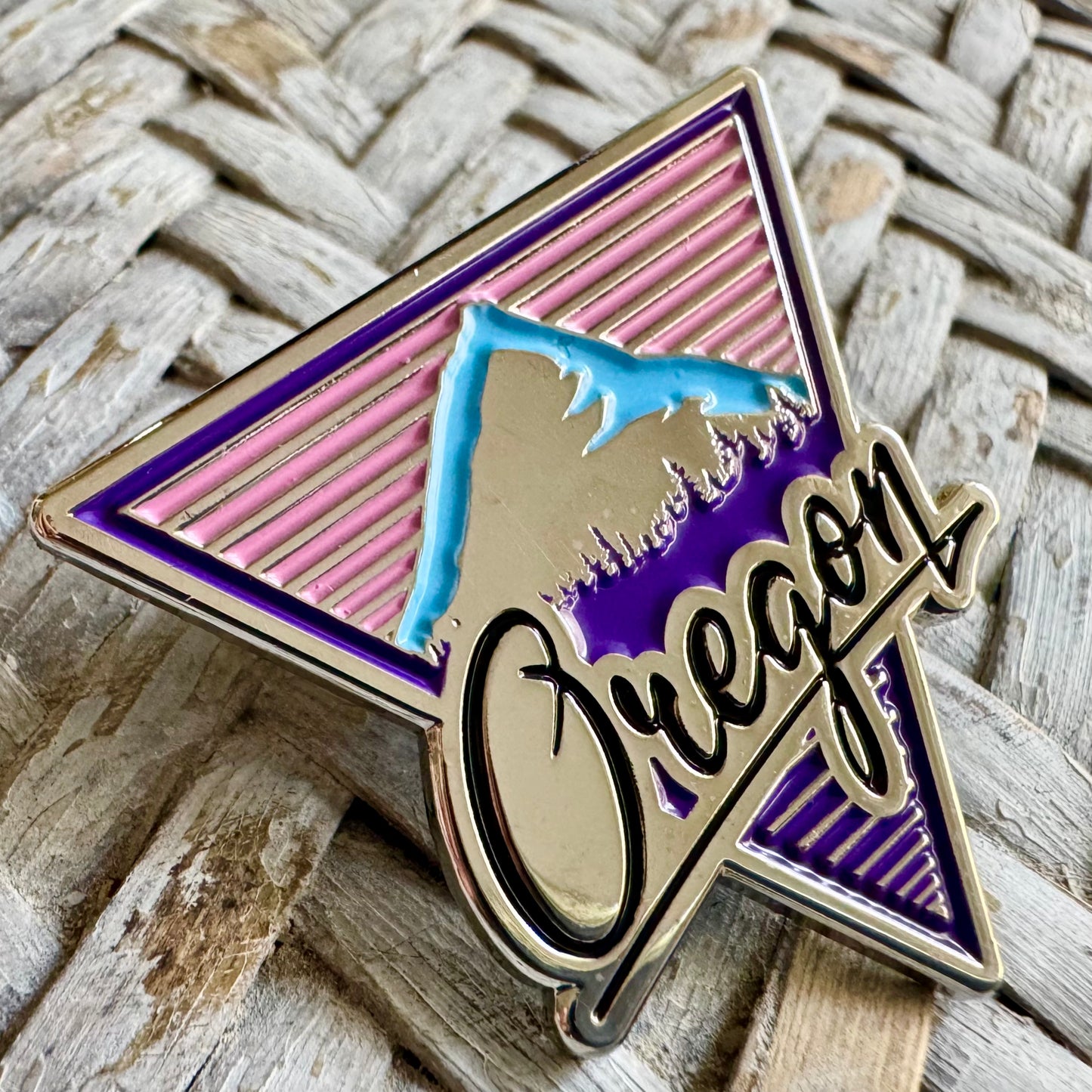Oregon Vice Miami Style | Enamel Lapel Pin