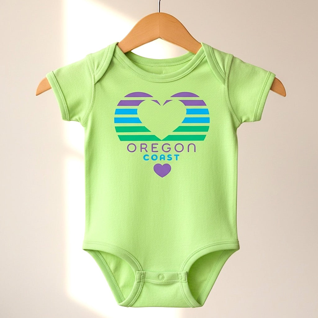 Oregon Coast WaveHeart | Infant Bodysuit