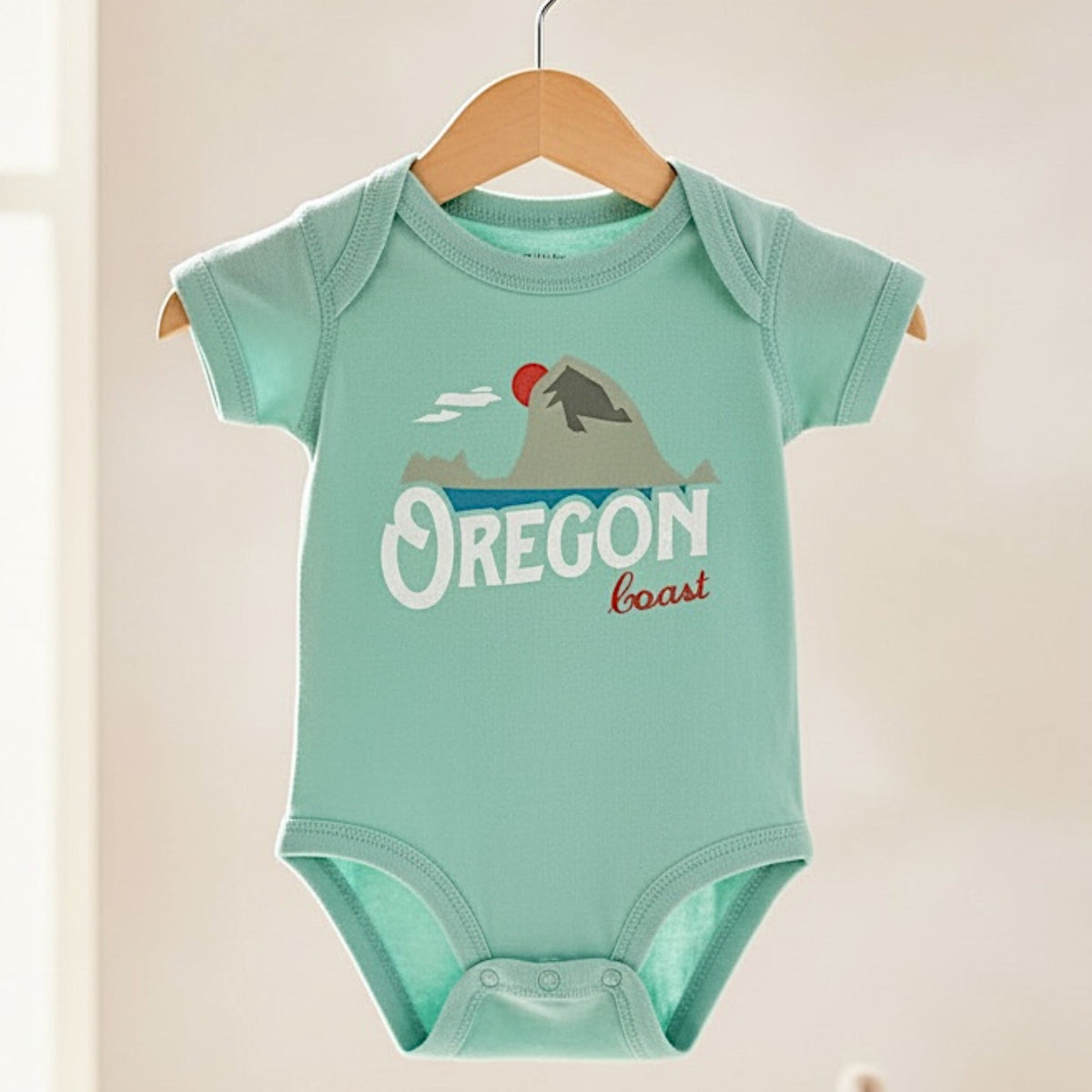 Oregon Coast Vintage Haystack Rock | Infant Bodysuit