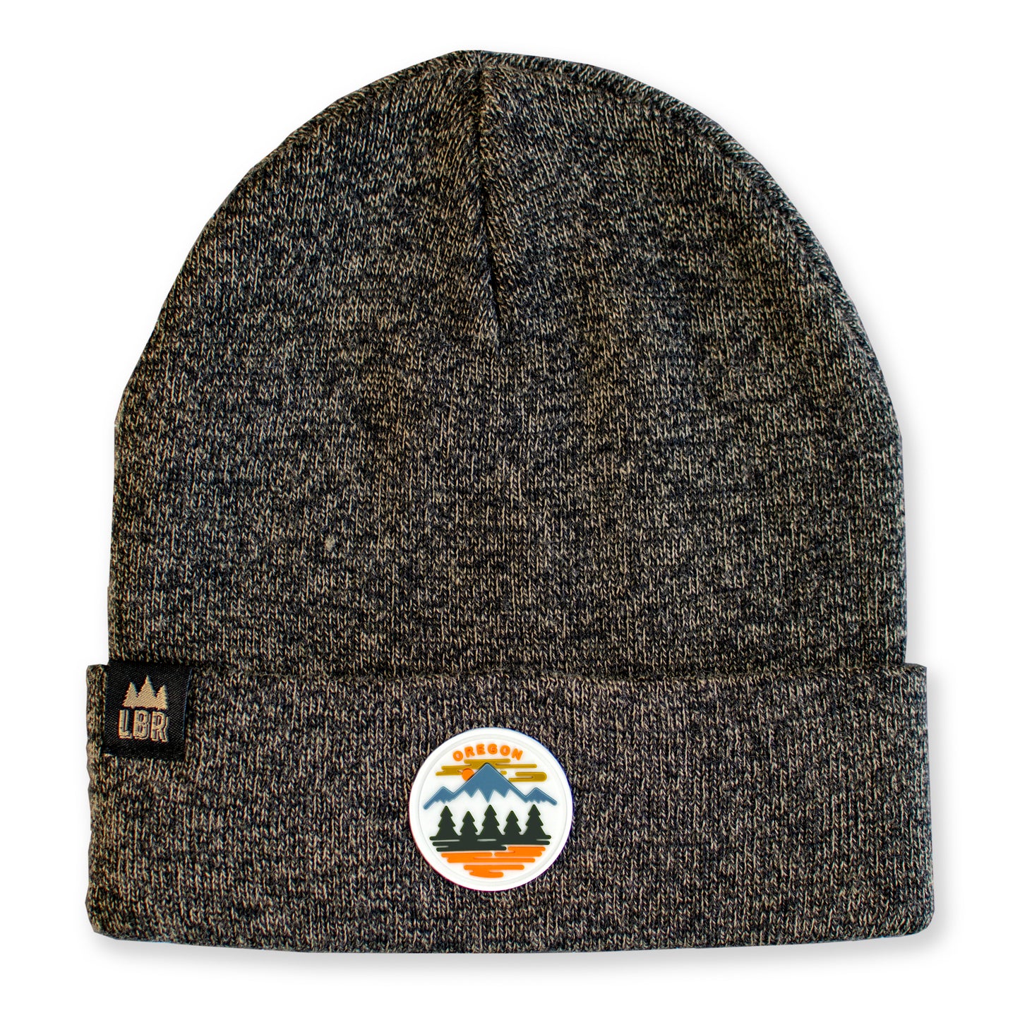 Oregon Fifty Mountain Ranges | Duo-Yarn Knit Beanie