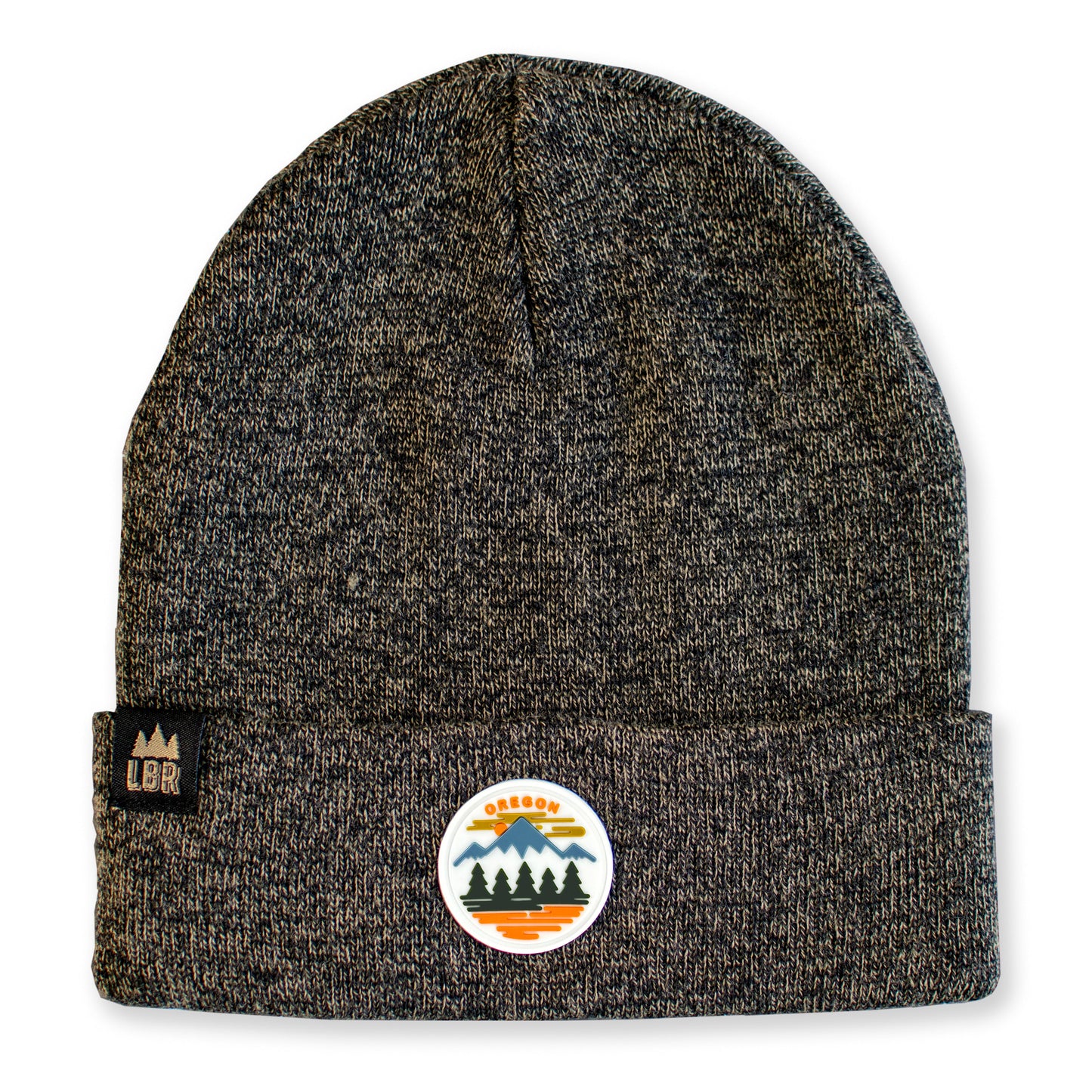 Oregon Fifty Mountain Ranges | Duo-Yarn Knit Beanie
