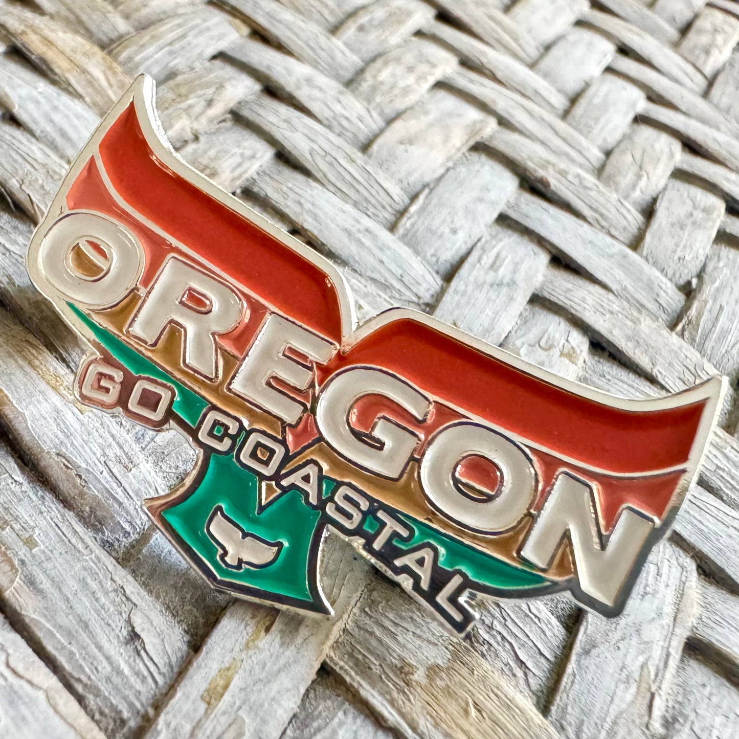 Oregon Coast Go Coastal | Enamel Lapel Pin