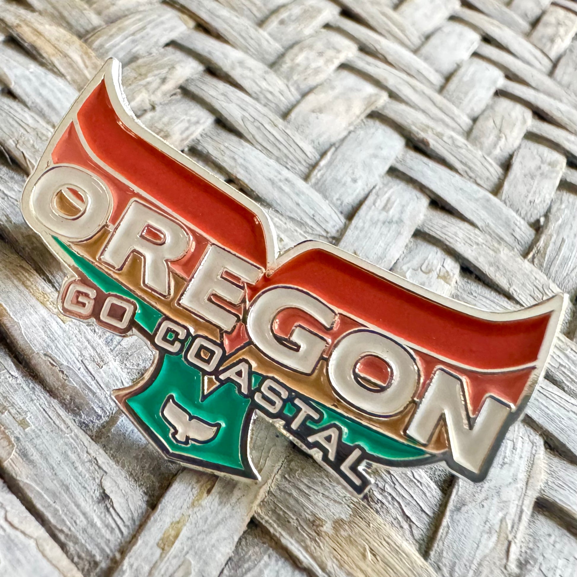 Oregon Coast Go Coastal | Enamel Lapel Pin