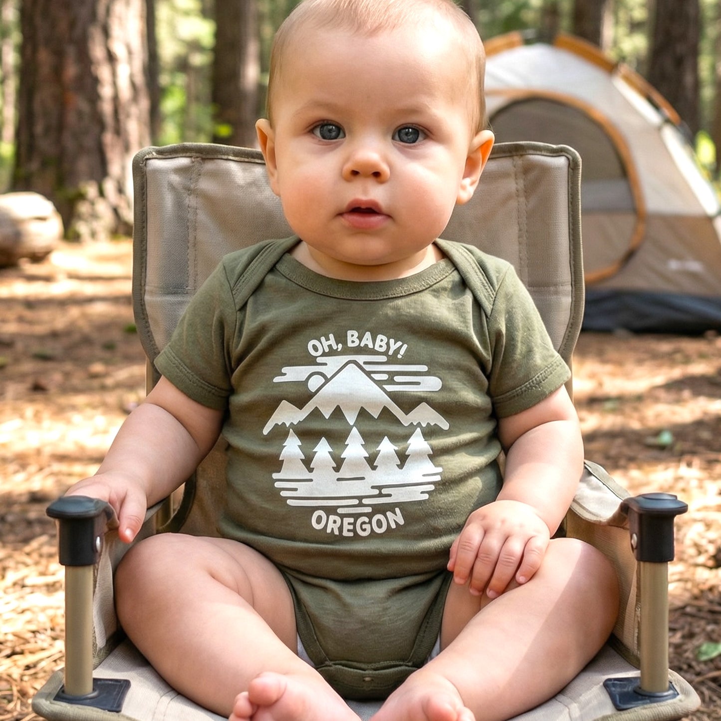 Oregon Fifty Mountain Ranges, Oh Baby! | Infant Bodysuit