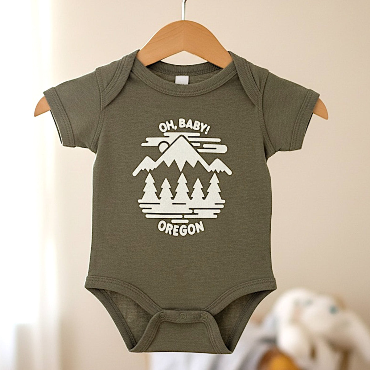 Oregon Fifty Mountain Ranges, Oh Baby! | Infant Bodysuit