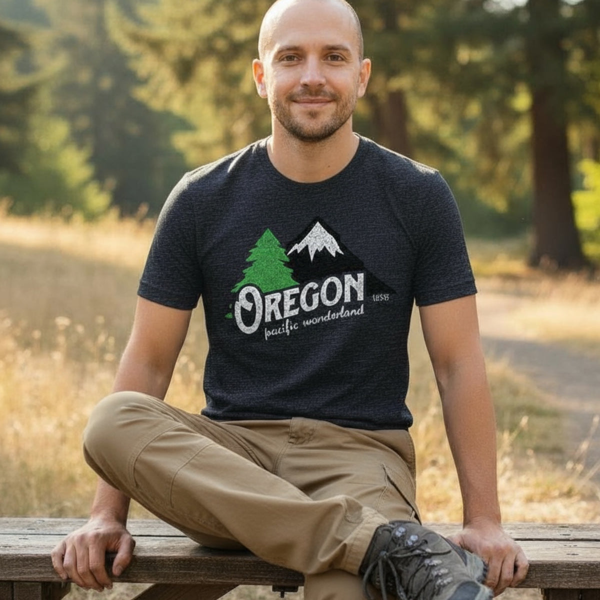 Oregon Pacific Wonderland Vintage | Adult T-Shirt