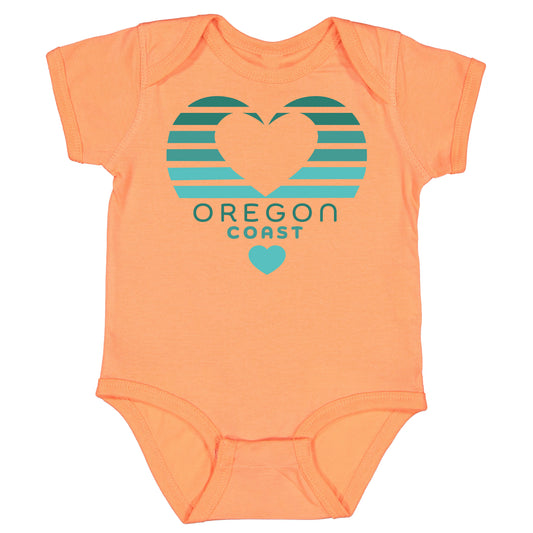 Oregon WaveHeart | Infant Bodysuit