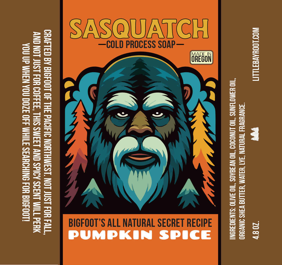 Pumpkin Spice | Natural Bigfoot Themed Soap