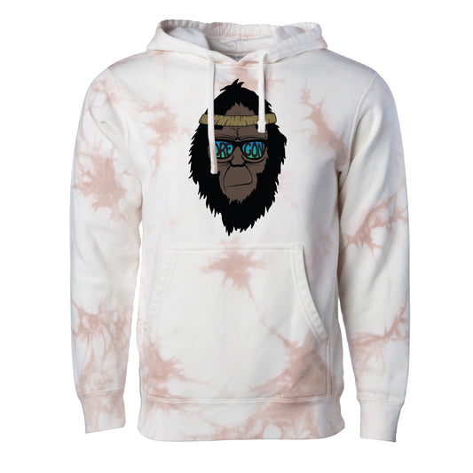Retro Squatch Oregon Bigfoot Head | Premium Pullover Hoodie