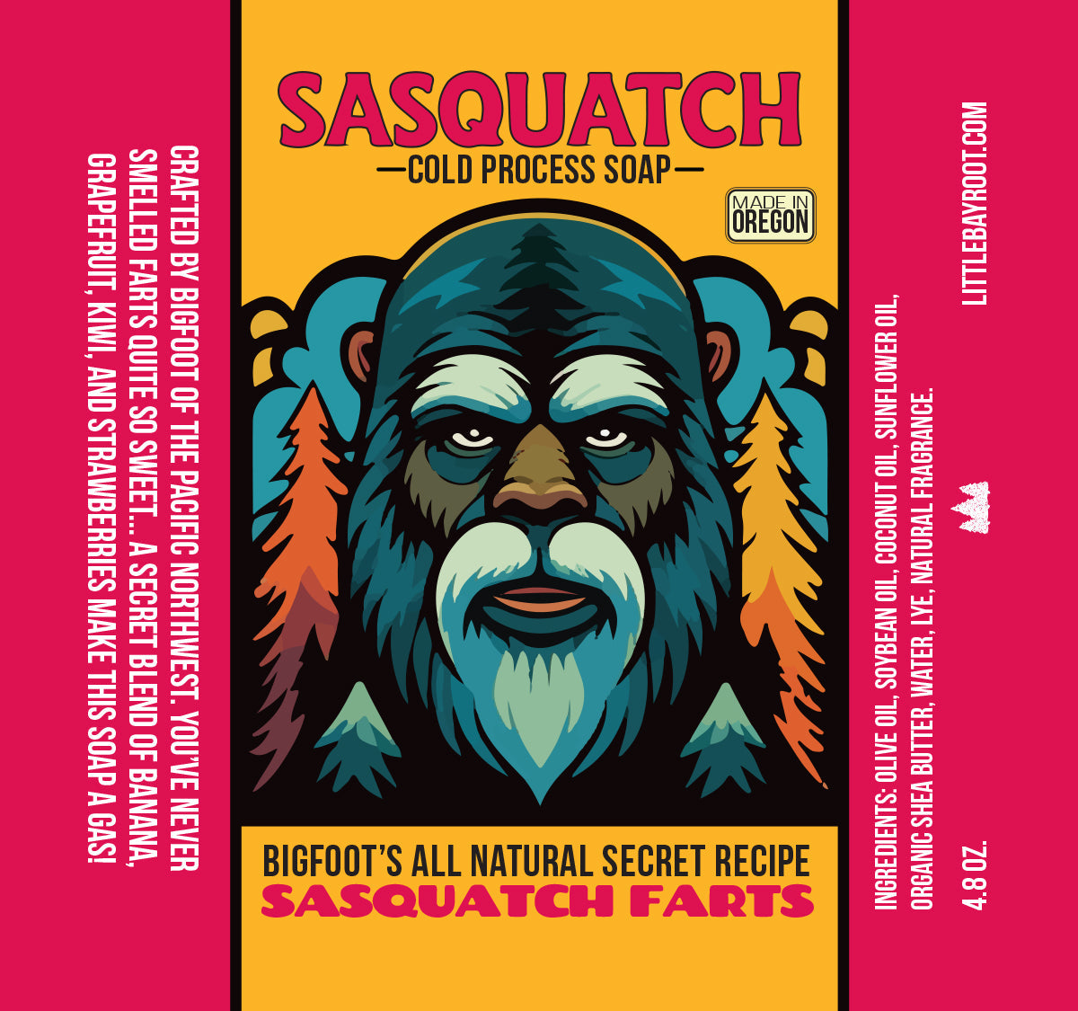 Sasquatch Farts | Natural Bigfoot Themed Soap
