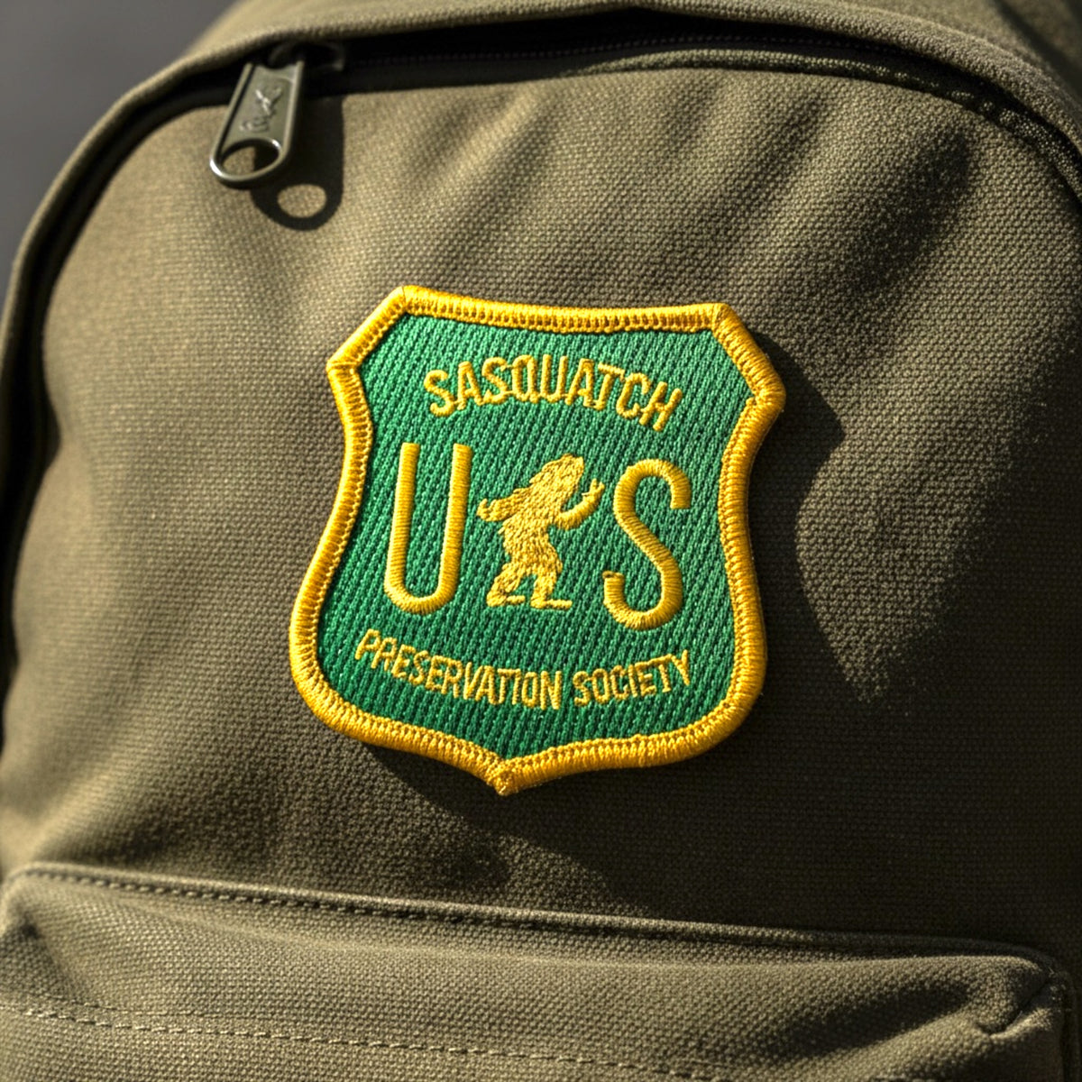 Sasquatch Preservation Society Bigfoot | Iron-on Embroidered Patch