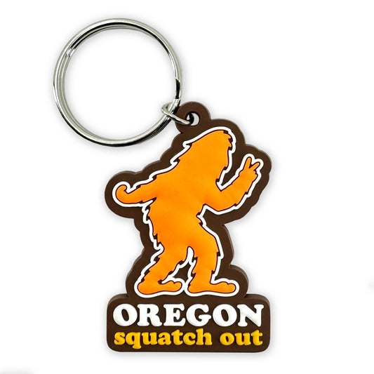 Squatch Out Oregon | PVC Key Ring