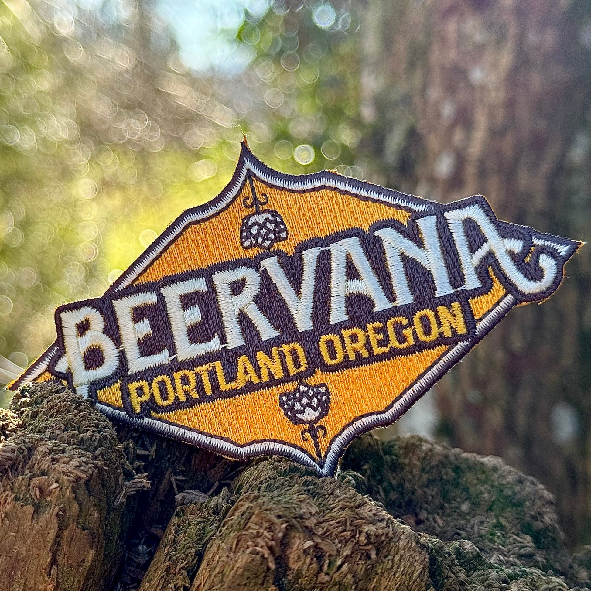 Beervana Portland Oregon | Iron-on Embroidered Patch