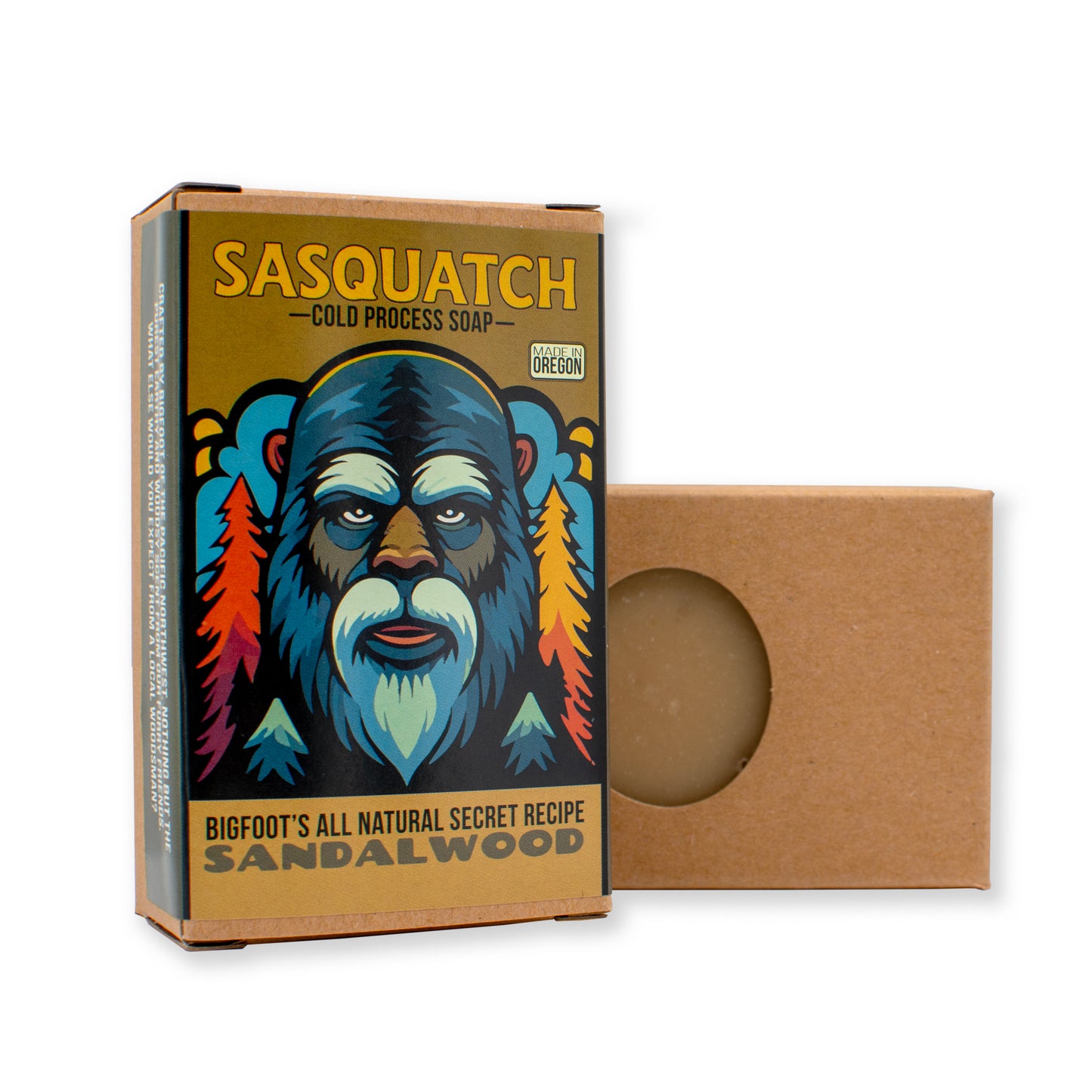 Sandalwood | Natural Bigfoot Themed Soap