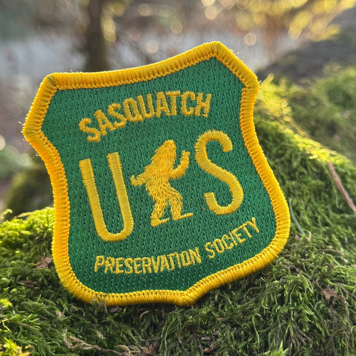 Sasquatch Preservation Society Bigfoot | Iron-on Embroidered Patch-Original