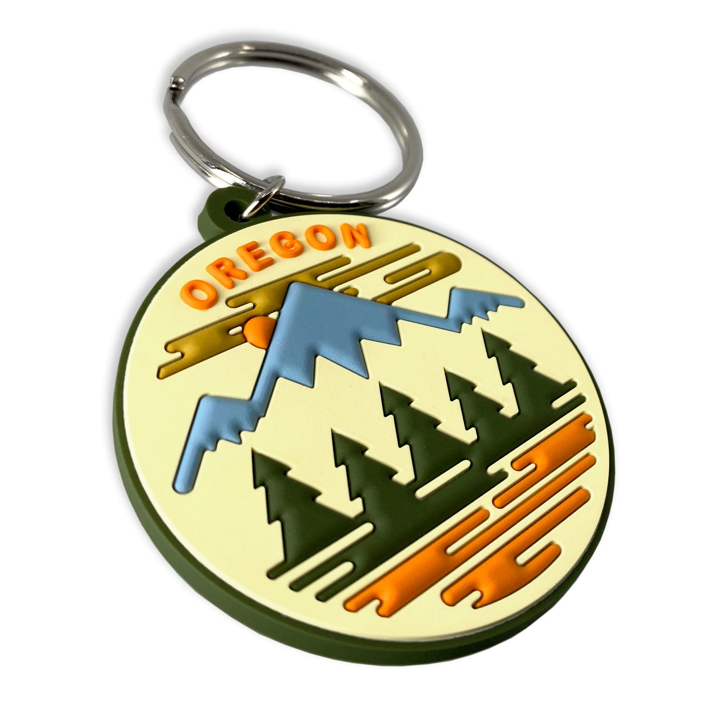 Oregon Fifty Ranges | PVC Key Ring
