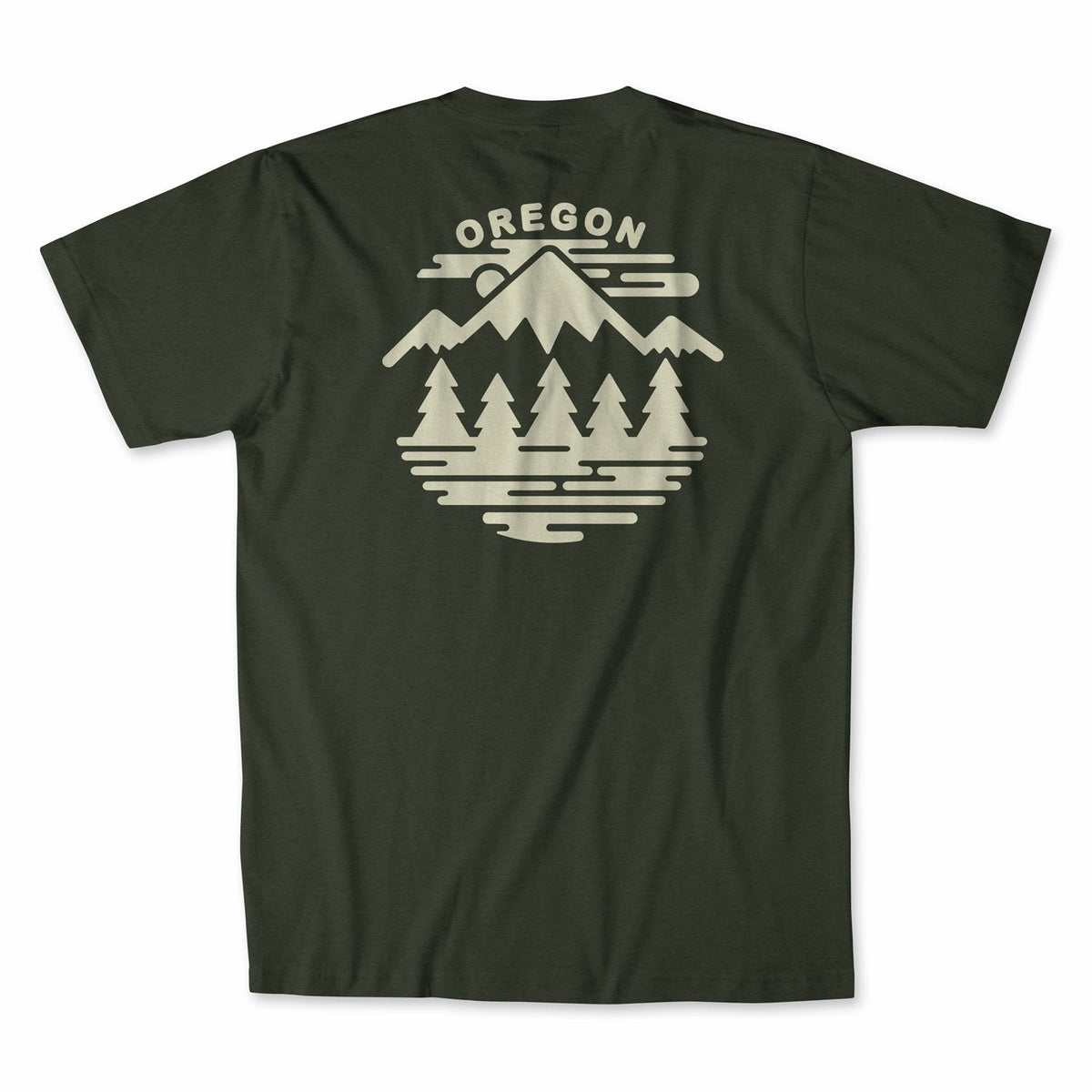 Oregon Fifty Mountain Ranges | Adult T-Shirt