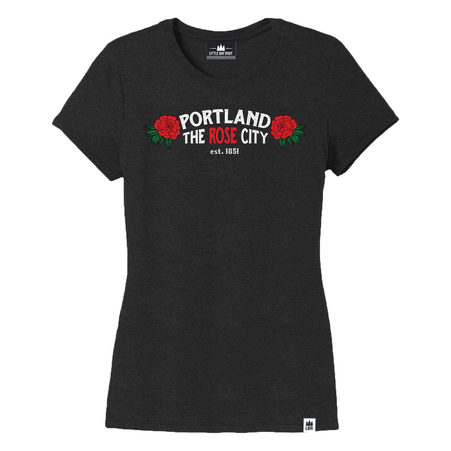 Portland Rose City | Women's Crewneck T-Shirt