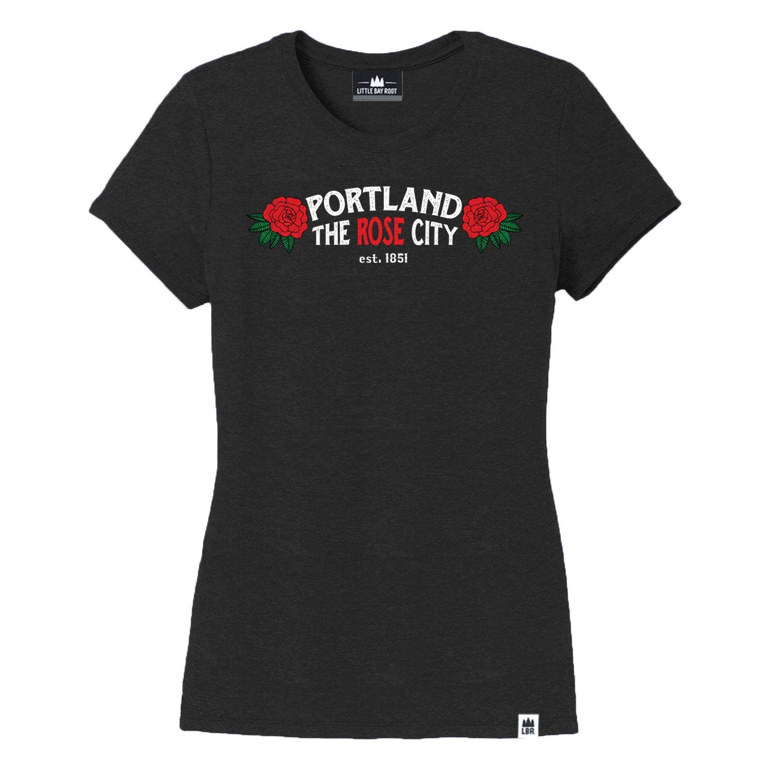 Portland Rose City | Women's Crewneck T-Shirt