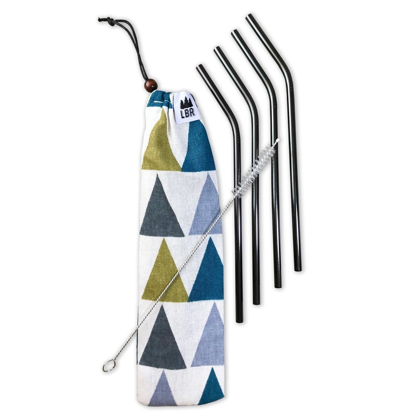 LBRs metal straw set with brush (4Pack)