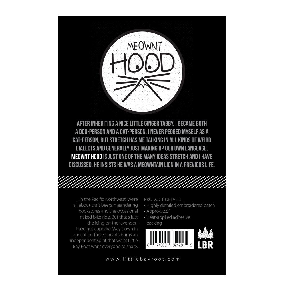 Meownt Hood Oregon Cat | Iron-on Embroidered Patch