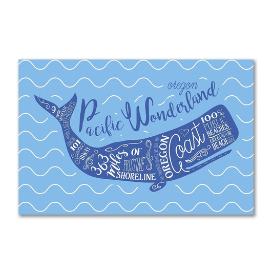 Oregon Coast Whale | Refrigerator Magnet