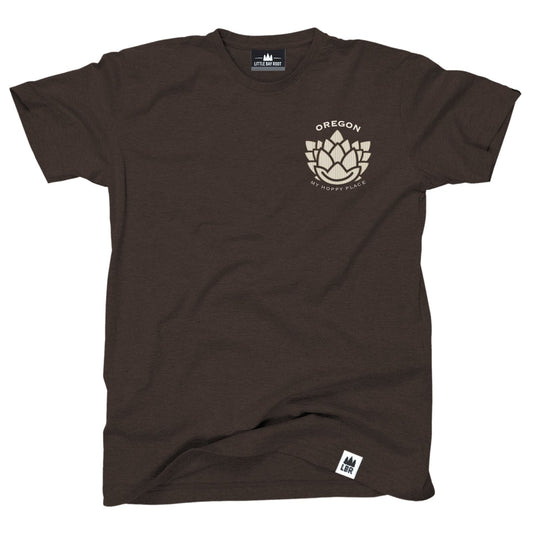 Oregon My Hoppy Place Beer | Adult T-Shirt