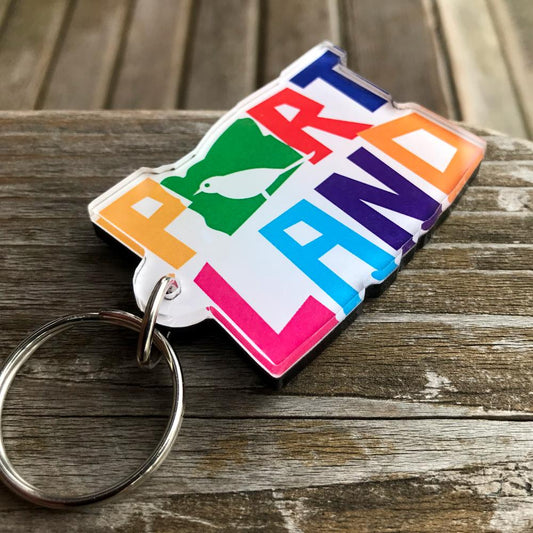 Colorful Bird Portland | Key Chain