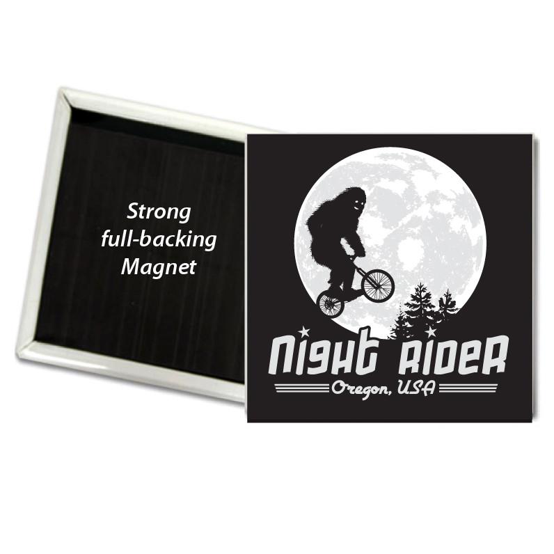 Night Rider Oregon | Refrigerator Magnet
