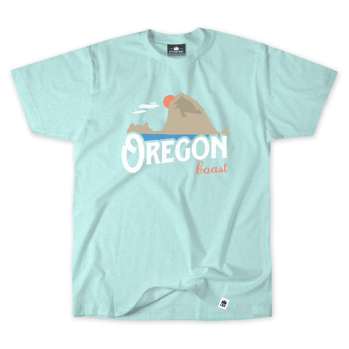Oregon Coast Vintage Haystack Rock | Adult T-Shirt