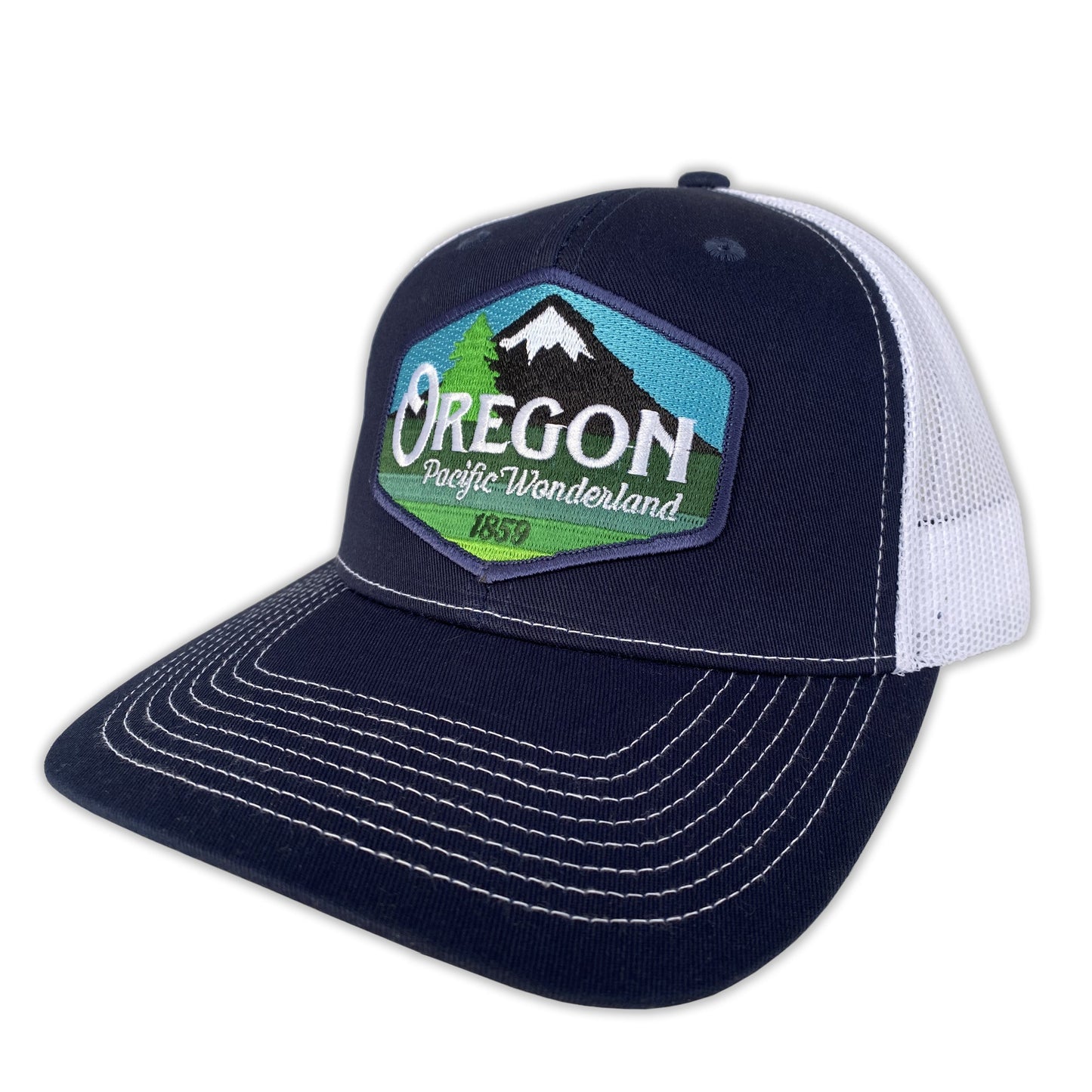 Oregon Pacific Wonderland Vintage Trucker Hat Curved Bill