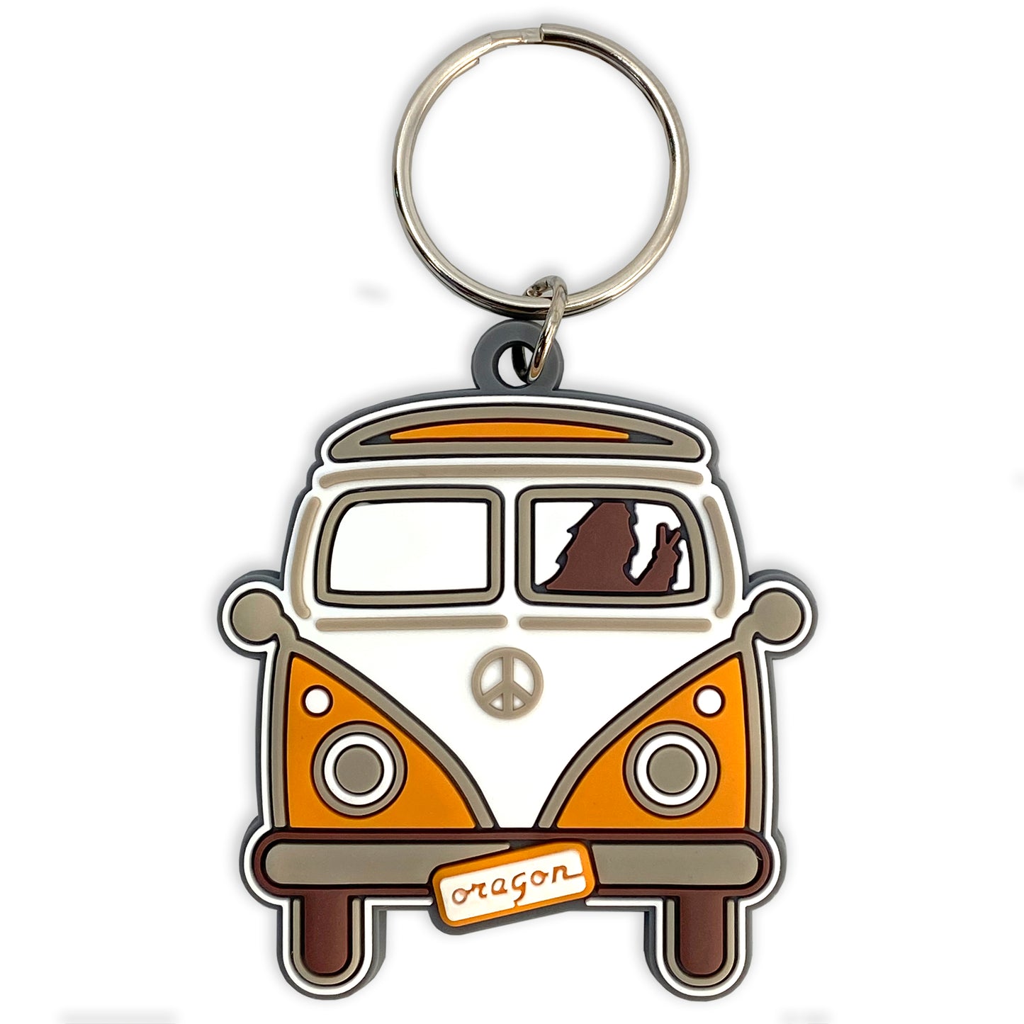 Oregon Peace Van Bigfoot 3D PVC Key Ring