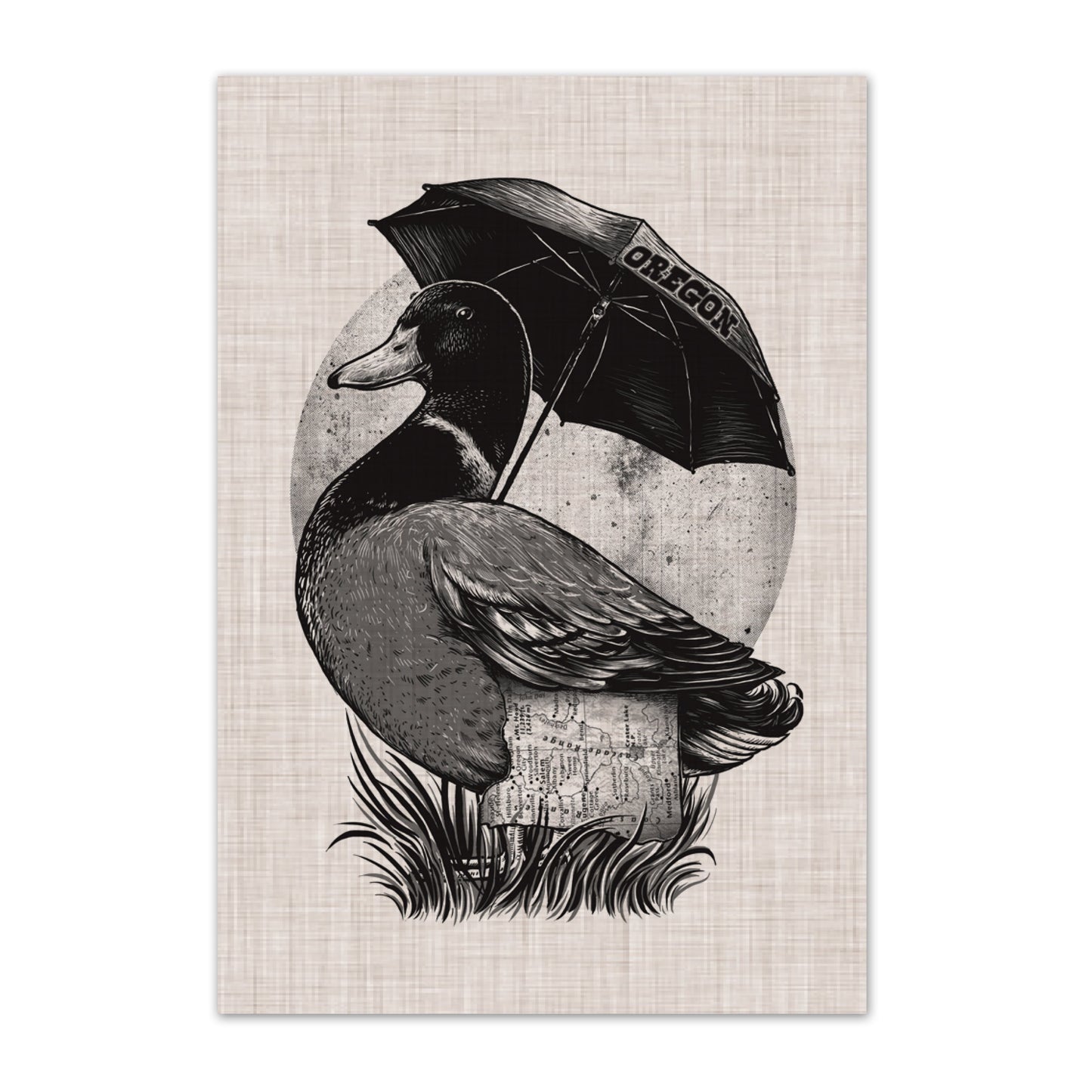 Oregon Duck | Refrigerator Magnet