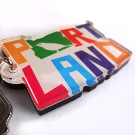 Colorful Bird Portland | Key Chain