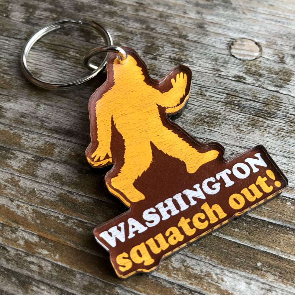 Squatch Out Washington | Key Chain