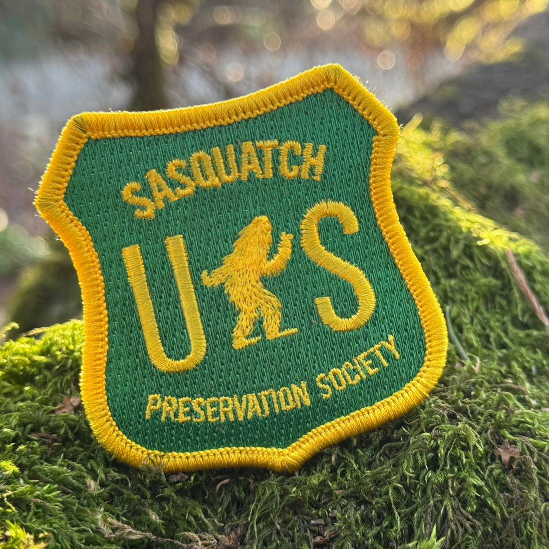 Sasquatch Preservation Society Embroidered Patch