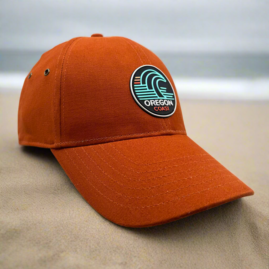 Oregon Coast Surf Ocean Waves | Curved Bill Baseball Hat