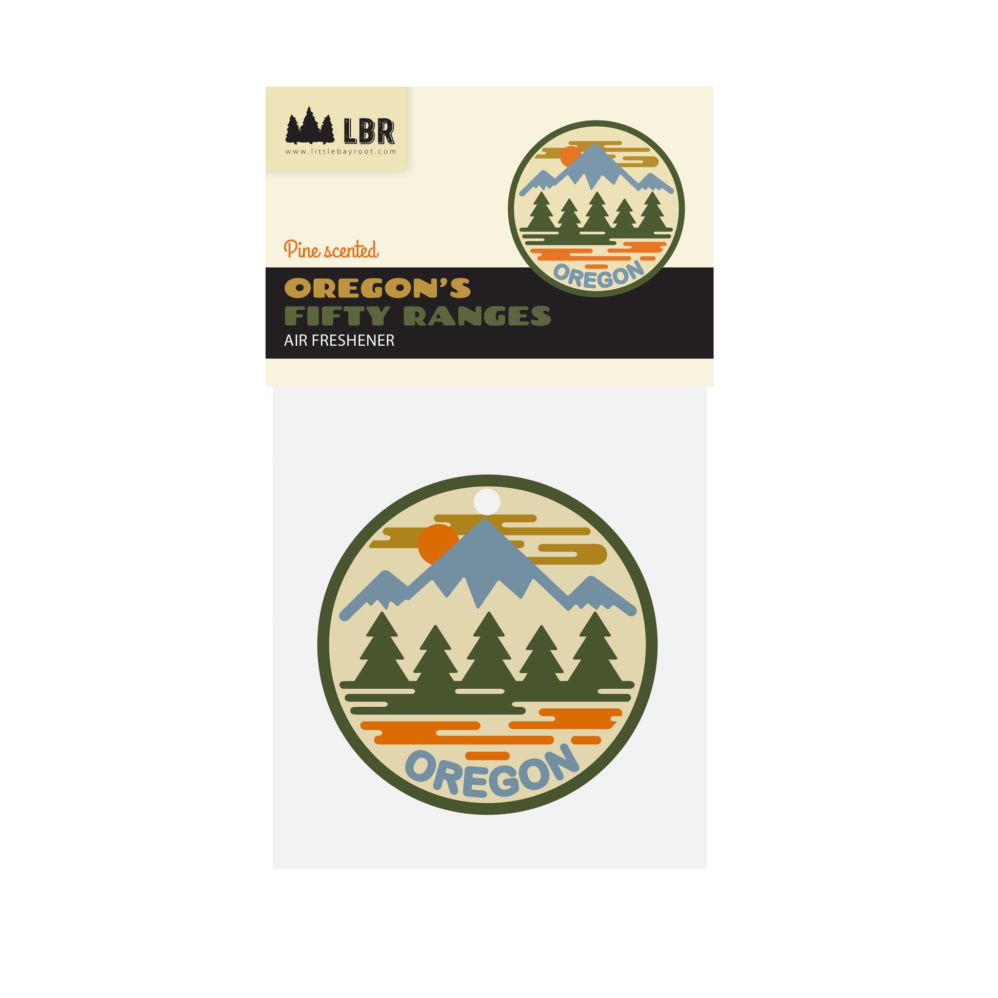 Oregon Fifty Ranges Air Freshener