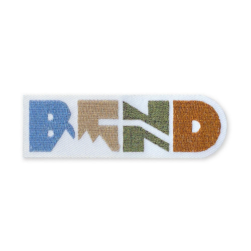 Bend Bend Oregon | Iron-on Embroidered Patch