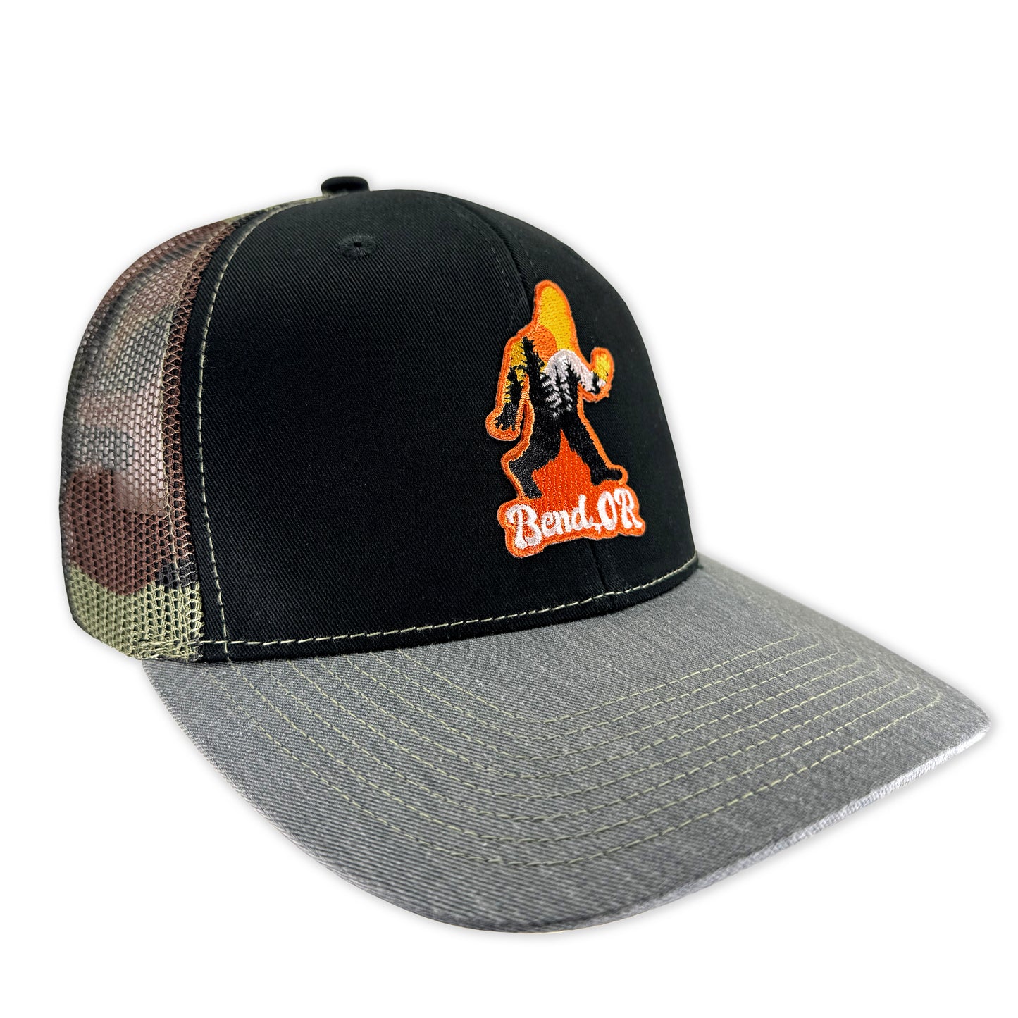 Bend Sasquatch Curved bill snapback hat