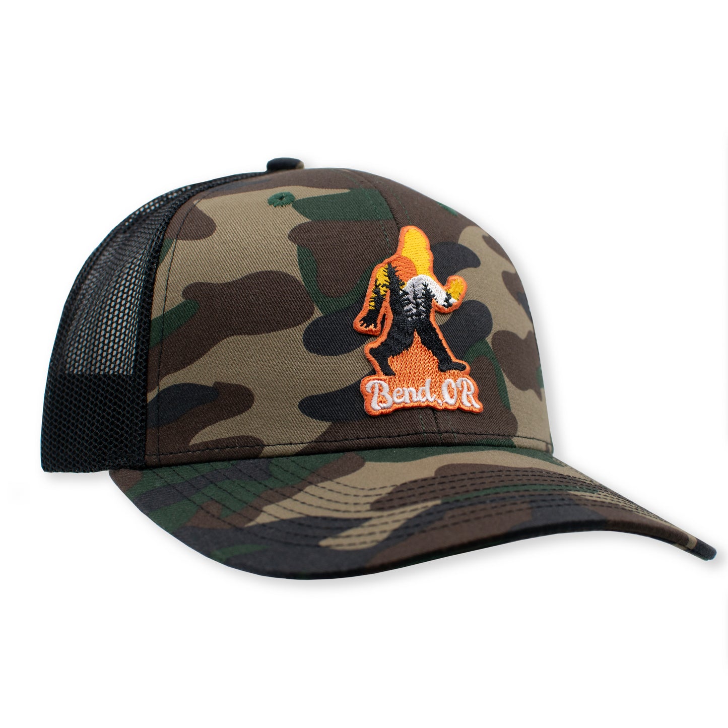 Bend Oregon Squatch Bigfoot | Curved bill snapback hat