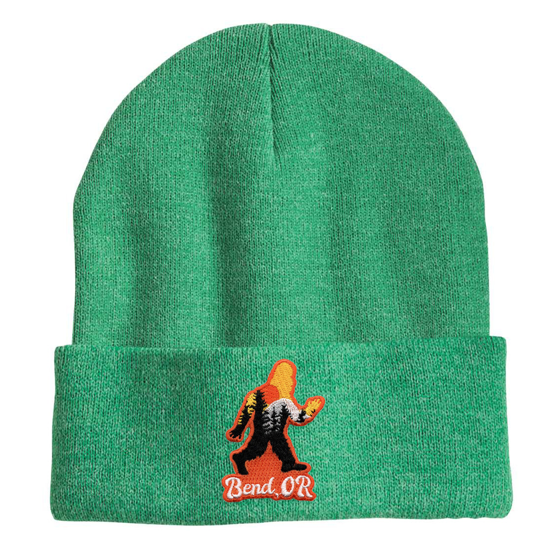 Oregon Bend Squatch Knit Beanie Kelly