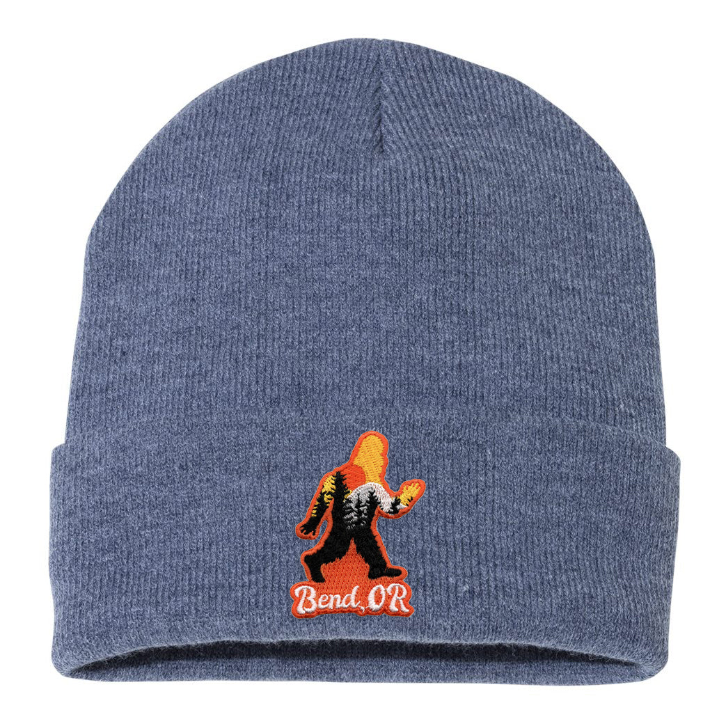 Oregon Bend Squatch Knit Beanie Navy