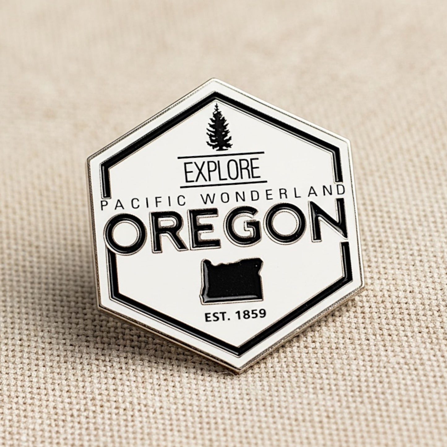 Explore Oregon Pacific Wonderland | Enamel Lapel Pin