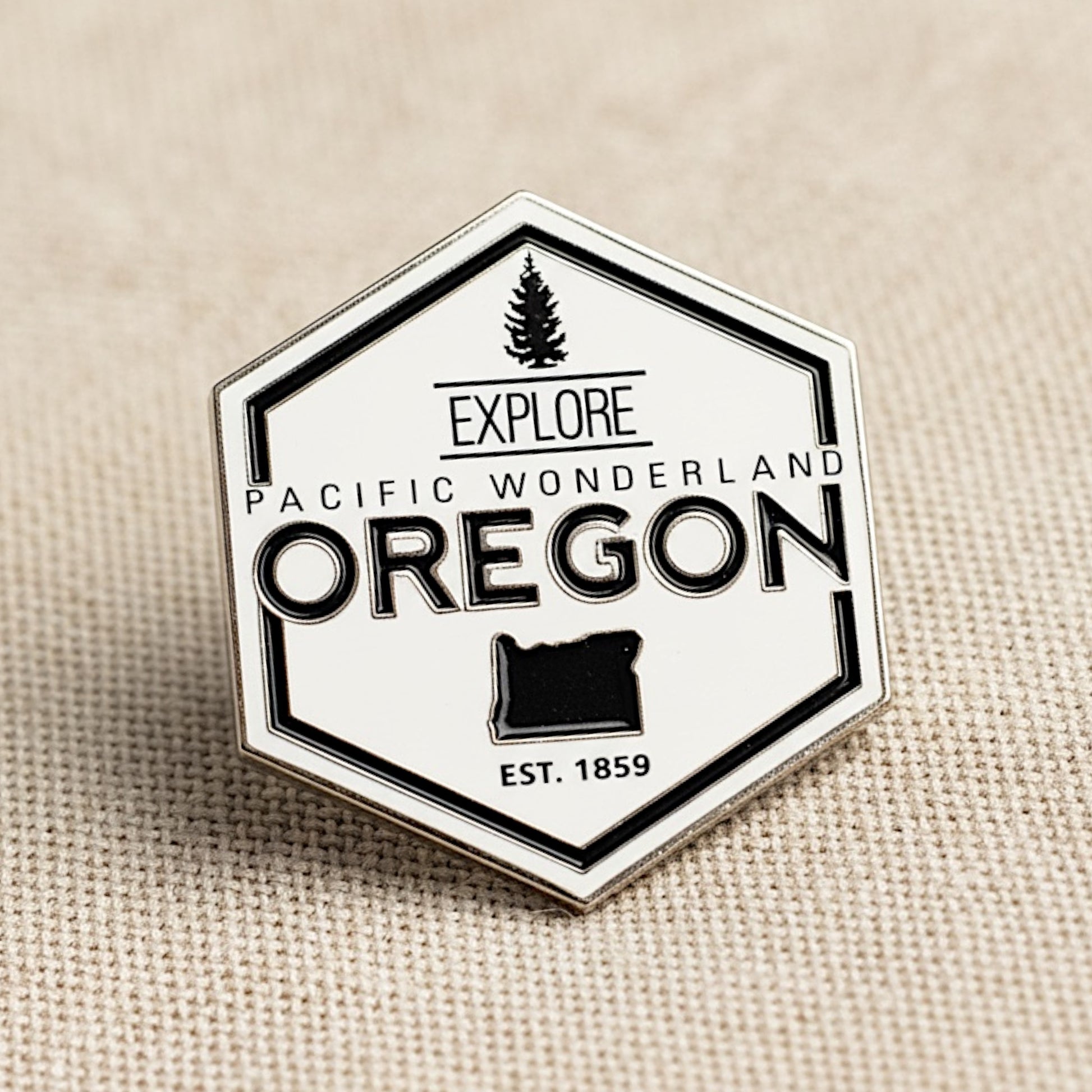 Explore Oregon Pacific Wonderland | Enamel Lapel Pin