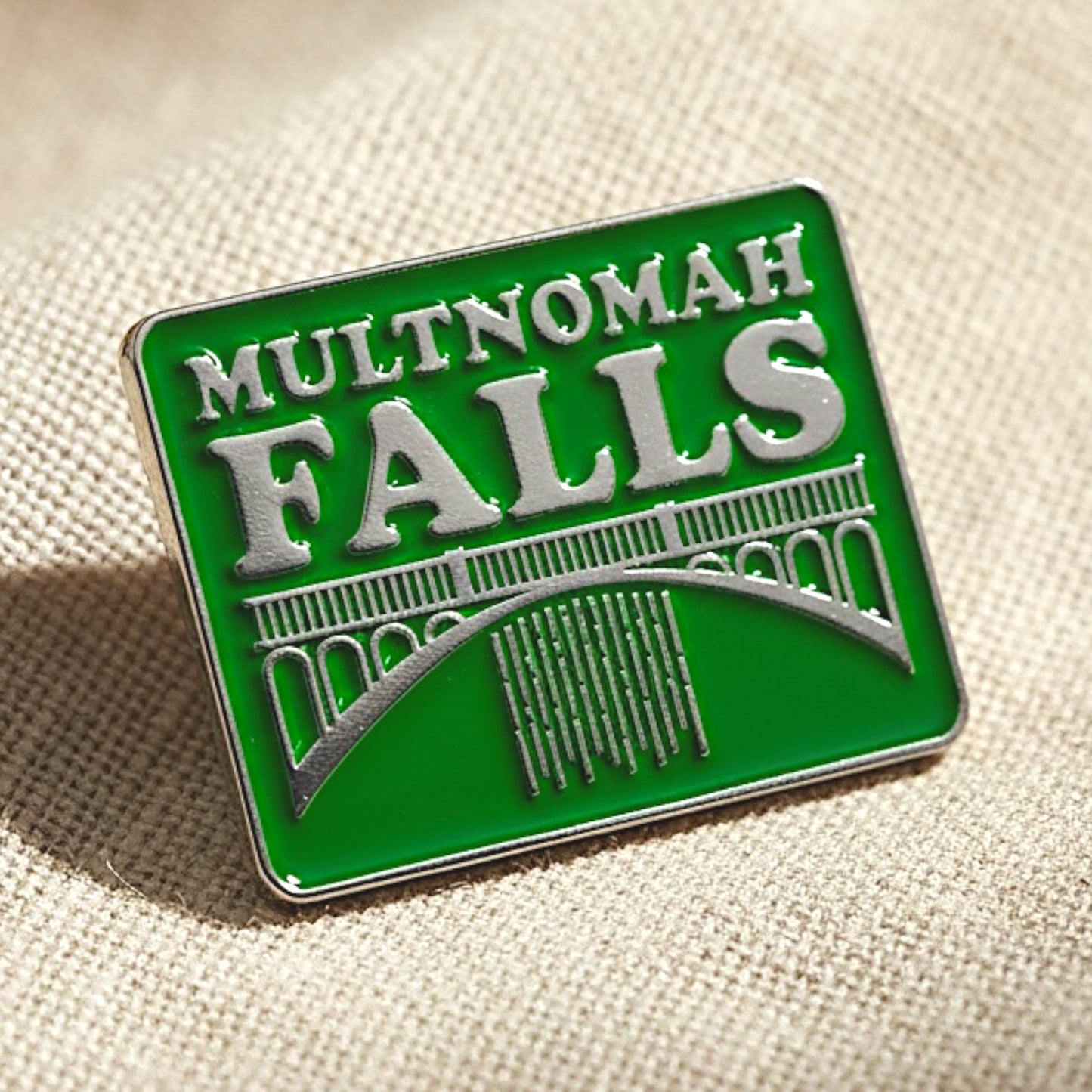 Multnomah Falls Oregon Waterfall | Enamel Lapel Pin