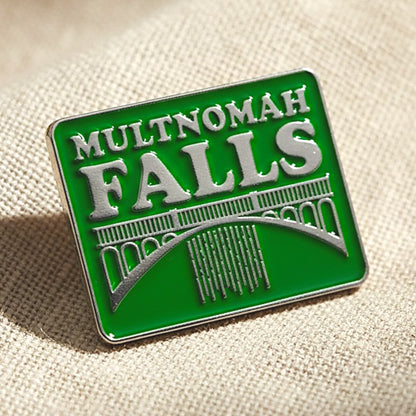 Multnomah Falls Oregon Waterfall | Enamel Lapel Pin